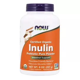 Now Foods Organic Inulin Prebiotic Pure Powder 8oz