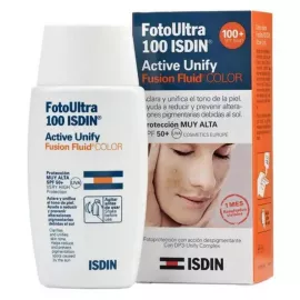 Isdin Foto Ultra 100 Active Sunscreen Unify Fusion Fluid Color 50 ml