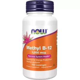 Now Foods Methyl B-12 Dietary Supplement 1000 mcg - 100 Lozenges