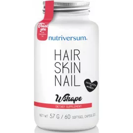 Nutriversum Wshape Hair Skin Nail 57g (60 Capsules)