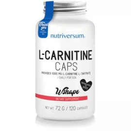 Nutriversum Wshape L-Carnitine 72g (120 Capsules)
