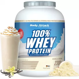 Body Attack 100% Whey Protein Vanilla Cream 2.3 kg