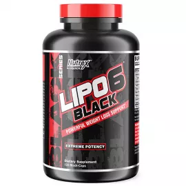 Nutrex Lipo 6 Black Ultra Concentrate Fat Destroyer Capsules 120's