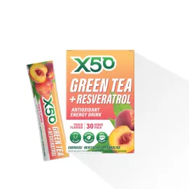 X50 Green Tea Peach Flavour 30's Sachets
