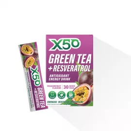X50 Green Tea Passionfruit Flavour 30 Sachets