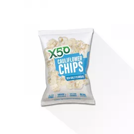 X50 Cauliflower Chips Sea Salt Flavour 60g