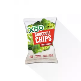 X50 Broccoli Chips Spicy Flavour 60g