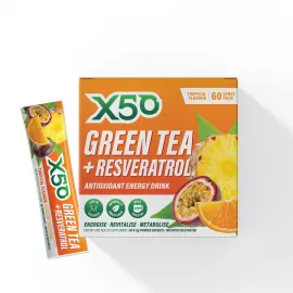 X50 Green Tea Tropical Flavour 60 Sachets