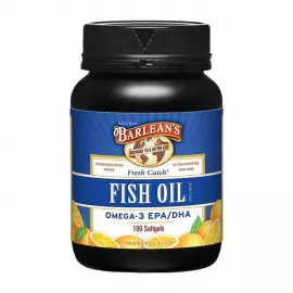 Barlean's Catch Fish Oil Supplement Omega-3 EPA/DHA Orange Softgels 100's