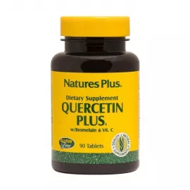NaturesPlus Quercetin Plus With Vitamin C & Bromelain 90 Tablets