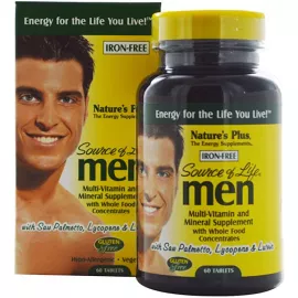 Natures Plus Source Of Life Men's Multi-Vitamin Tablets 60's