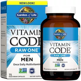 Garden of Life Vitamin Code RAW One For Men Vegetarian Capsules 75's