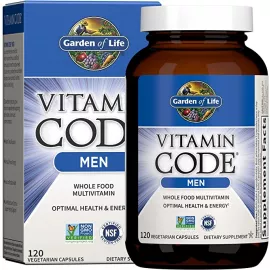 Garden Of Life Vitamin Code Whole Foods Men's Multivitamin Capsules 120's