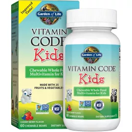 Garden of Life Vitamin Code Kids Chewable Multivitamin Cherry Berry 60 Chewable Bears