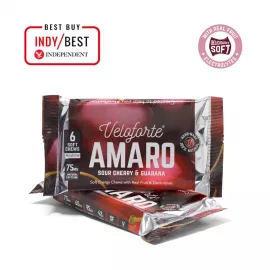 VELOFORTE Amaro Sour Cherry Guarana Flavour Energy Chews  9 x 42g