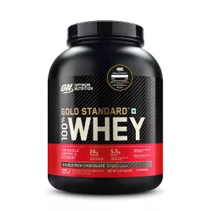 Optimum Nutrition Gold Standard 100% Whey Protein Double Rich Chocolate 5lbs (2.27 Kg)