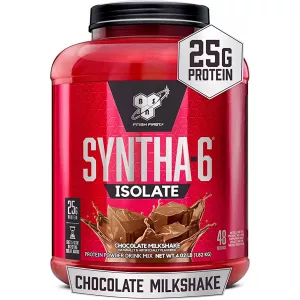 ميلك شيك بروتين الواي المعزول سينثا-6 بنكهة الشوكولاتة من بي إس إن  4 رطل