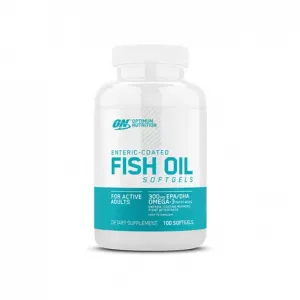 Optimum Nutrition Enteric-Coated Fish Oil Softgels 100's