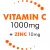 Bioglan Vitamin C 1000 mg Zinc Orange 20 Effervescent Tablets 20's
