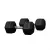 1441 Fitness Rubber Hex Dumbbells (27.5 Kg) â€“ Solid Cast Iron Core Rubber Coated