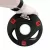 1441 Fitness Black Red Tri-Grip Olympic Rubber Plates 2.5 Kg