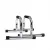 Lebert Fitness Parallettes Push Up Dip Stand (12''H x 25''L x 16''W) - Chrome