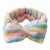The Crème Shop Pastel Stripe Teddy Headband