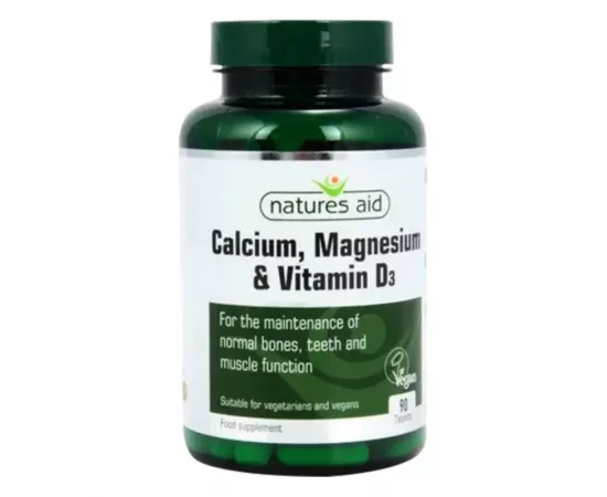 Natures Aid Calcium Magnesium Vitamin D3 90 Tablets