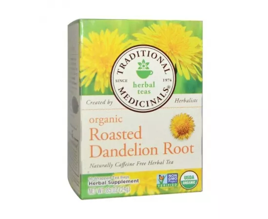 Traditional Medicinals Roasted Dandelion Root 16 Tea Bags