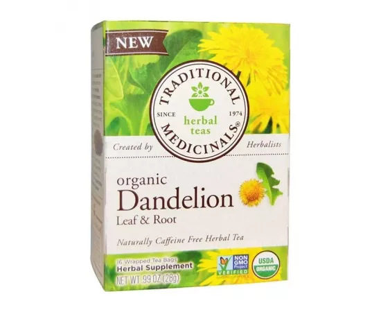 Traditional Medicinals Dandelion Leaf & Root 16 Tea Bags