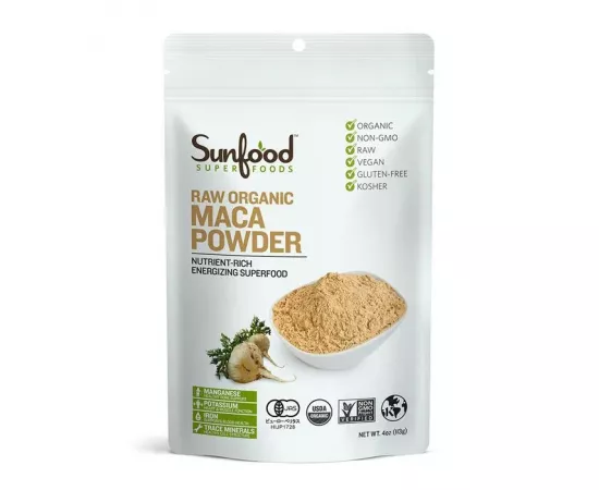 Sunfood Superfoods Maca Powder Organic 4 Oz