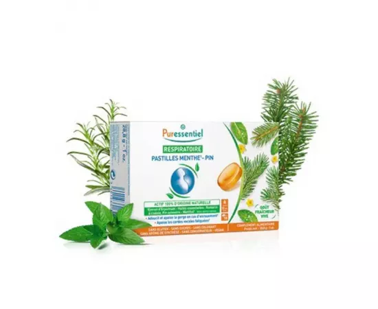 Pure Essential Respiratory Mint-Pine Lozenges 18's