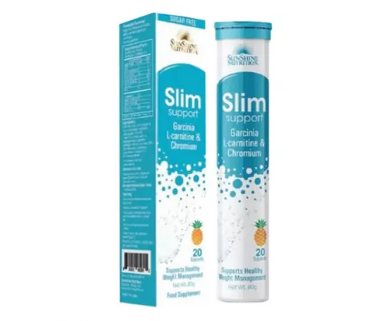 Sunshine Nutrition Slim Support Effervescent Pineapple 20 Tablets