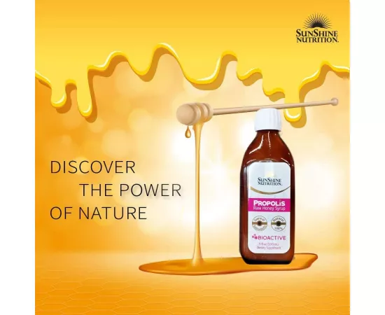 Sunshine Nutrition Propolis Raw Honey Syrup 150 ml
