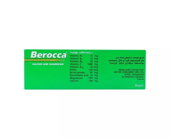 Berocca With Calcium & Magnesium Effervescent Tablets 10's