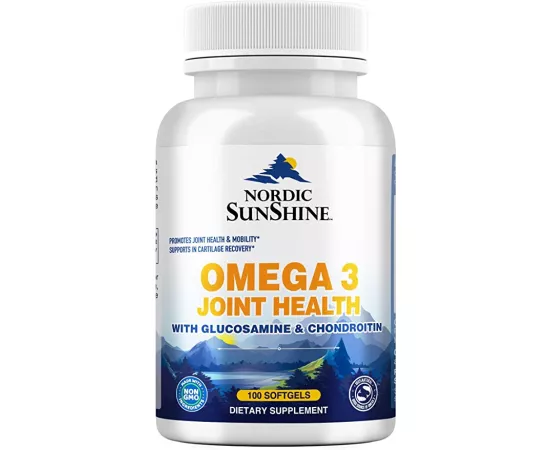 Nordic Sunshine Omega 3 Joint Health With Glucosamine & Chondroitin Softgels 100's
