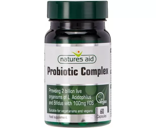 Natures Aid Probiotic Complex (With Bifidus And Fos) Vegetable capsules 60's