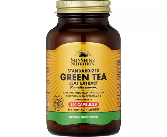 Sunshine Nutrition Green Tea 320 mg Capsules 100's