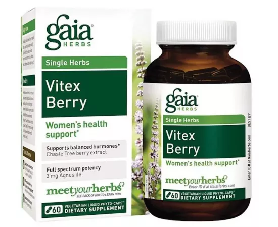 Gaia Herbs Vitex Berry Women's Health Support Capsules 60's