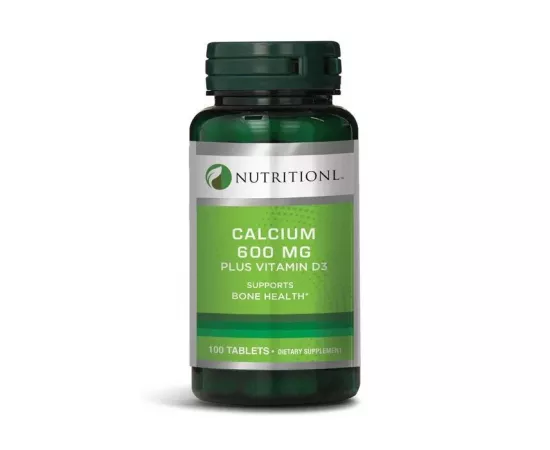 Nutritionl Calcium 600 + D3 400 Tablets 100's for Healthy Bones & Teeth