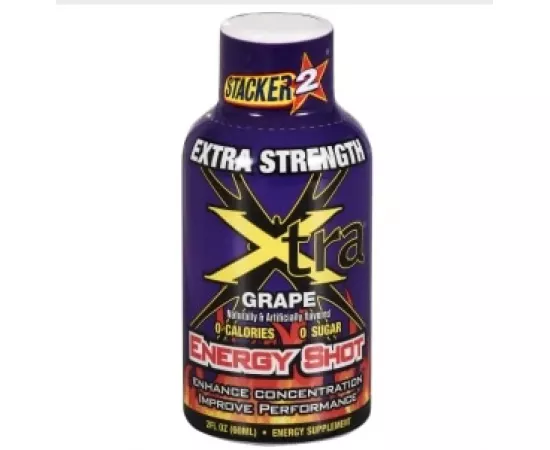 Stacker2 Xtra Extra Strength Energy Shot Grape 2Oz (60ml)