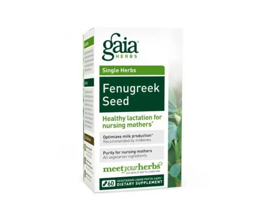 Gaia Herbs Fenugreek Seed Capsules 60's