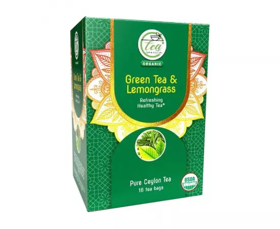 Tea Connection Organic Green Tea & Lemongrass 16 Tea Bag
