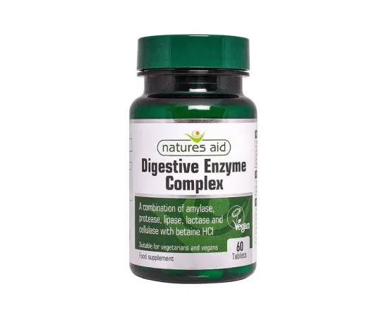 Natures Aid Digestive Enzyme Complex Tablets 60's
