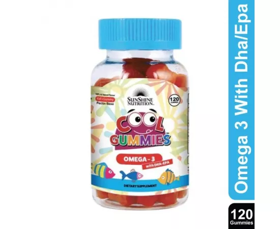 Sunshine Nutrition Cool Gummies Kids Omega3 With DHA and EPA (120'S)