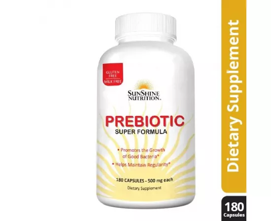 Sunshine Nutrition Prebiotic Super Formula 180 Capsules