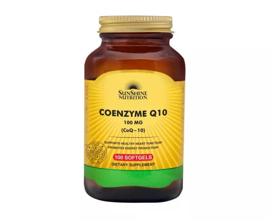 Sunshine Nutrition Coenzyme Q10 100mg Softgels 100's