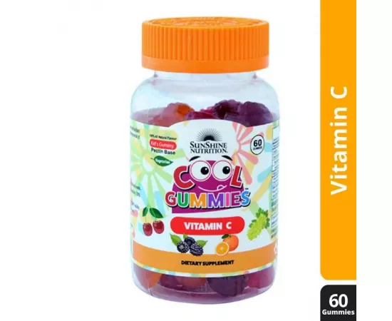 Sunshine Nutrition Cool Gummies Vitamin C 60's Gummies
