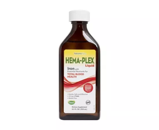Natures Plus Hema-Plex Mixed Berry Liquid 250 ml