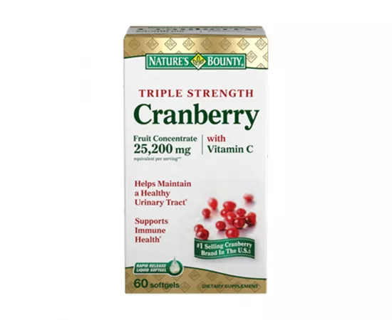 Natures Bounty Cranberry With Vitamin C & E 60's